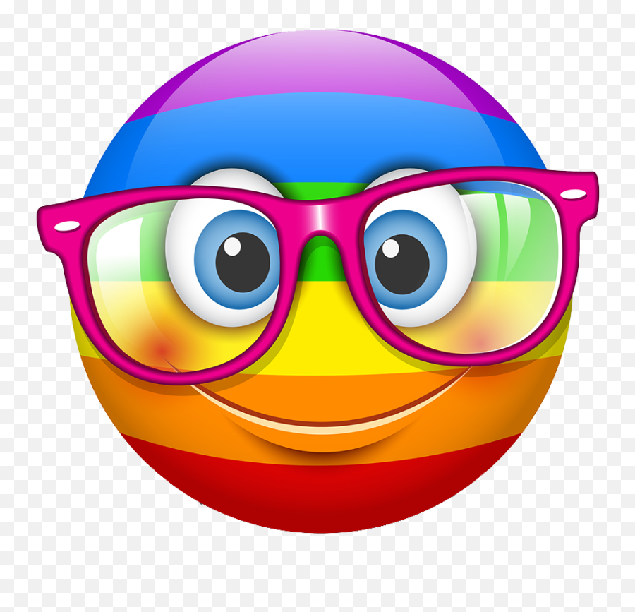 Emoji Backgrounds - Clipart Rainbow Smiley Face,3d Emoji