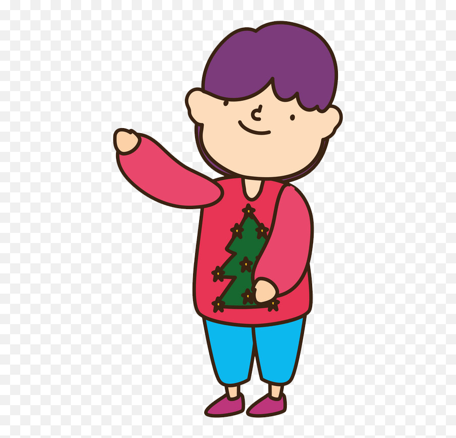 Ugly Christmas Sweater Clipart - Clipart World Fictional Character Emoji,Emotion Snowflake Clipart