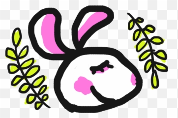 Fat Easter Bunny - Easter Spring Stickers Emoji By Dat Vu Tran Language,Fat Couple Emoji