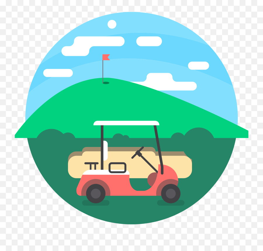 Golf Buggie - For Golf Emoji,Golf Cart Emoji