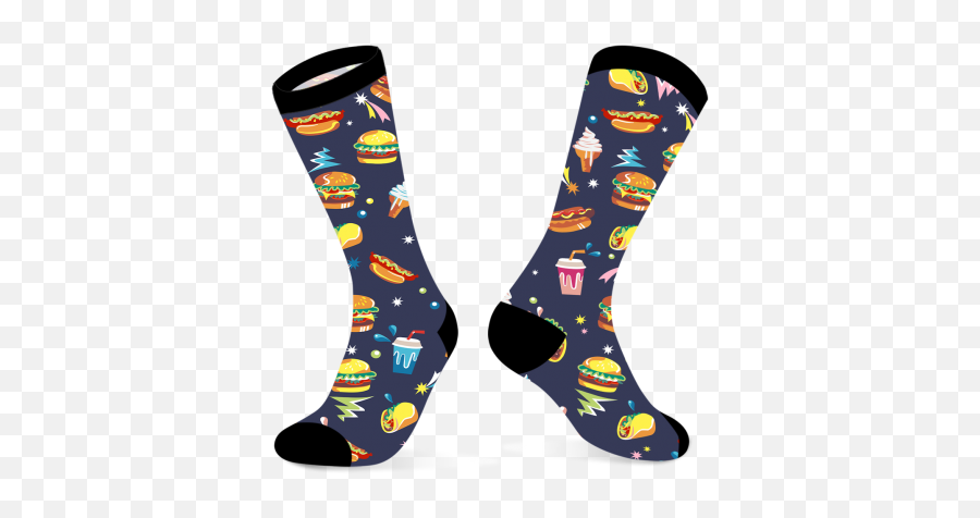 Route 66 - Organic Sport Socks Emoji,Emoji Art Socks