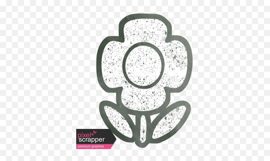 Fresh Elements Kit - Chalk Flower Graphic By Marisa Lerin Emoji,Black Flower Emoticon