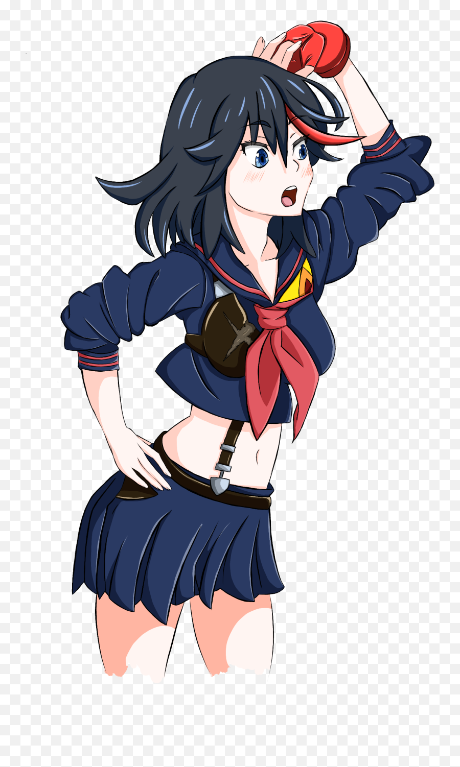 Ryuko Matoi Png Pic Png Mart Emoji,Sadanime Emojis No Background