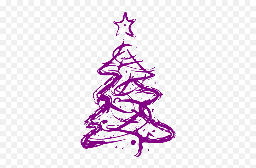 Purple Christmas 56 Icon - Free Purple Christmas Icons Emoji,:christmas_tree: Emoticon