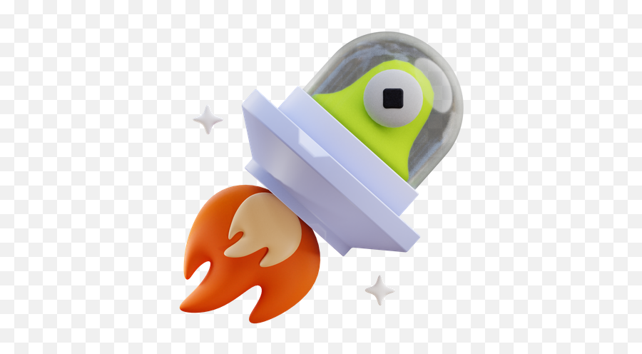 Premium Ufo 3d Illustration Download In Png Obj Or Blend Emoji,Flying Saucer Emoji