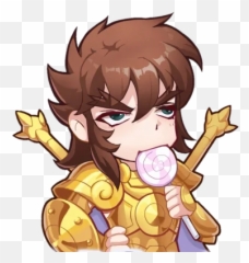 Telegram Sticker From Saint Seiya Pack Emoji,Saints Emoji