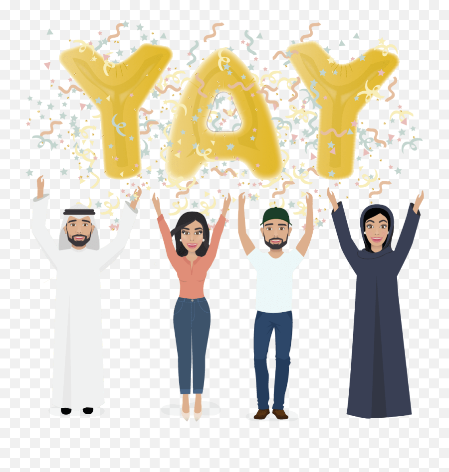 Halla Walla Arab And Khaleeji Emojis Arrive In Middle East - Social Group,Stickman Emojis