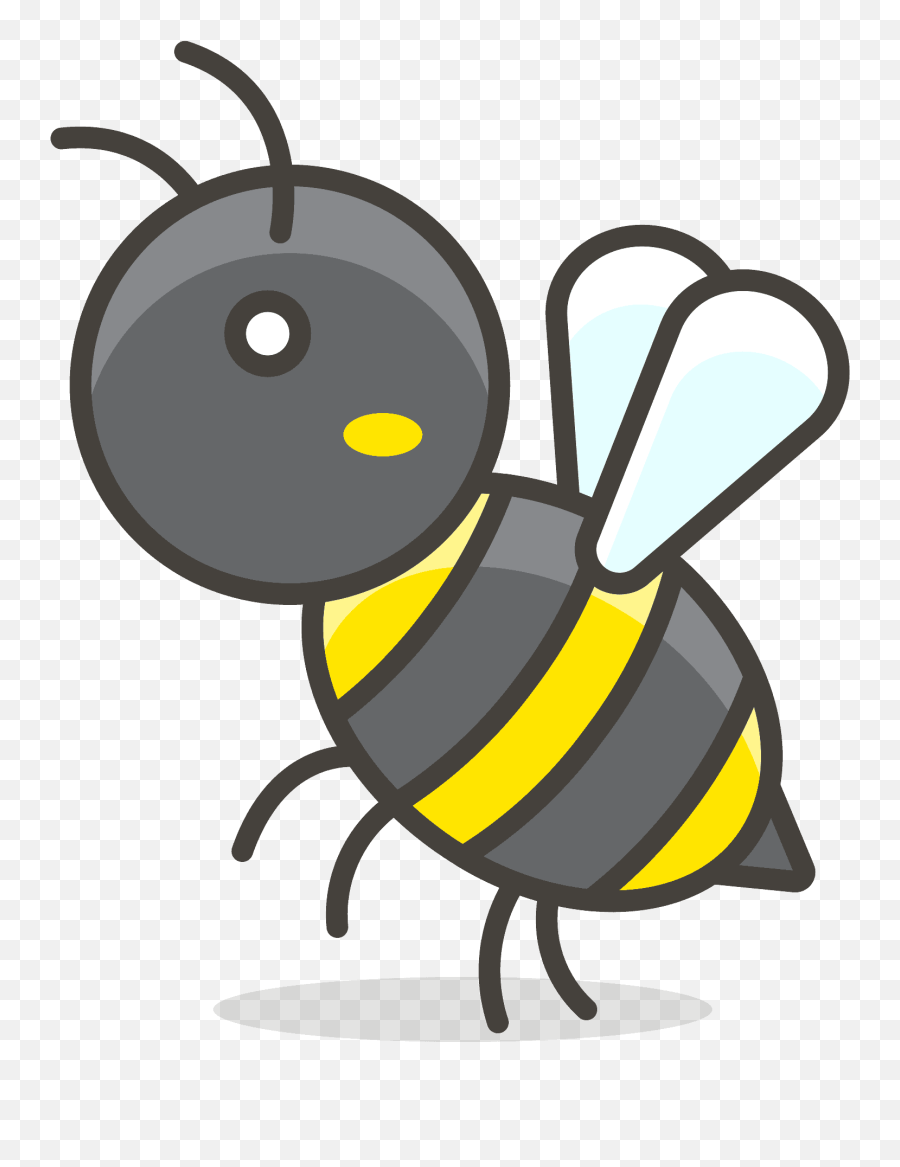 Honeybee Emoji Clipart - Wesp Emoji,Sleep Ant Ladybug Ant Emoji