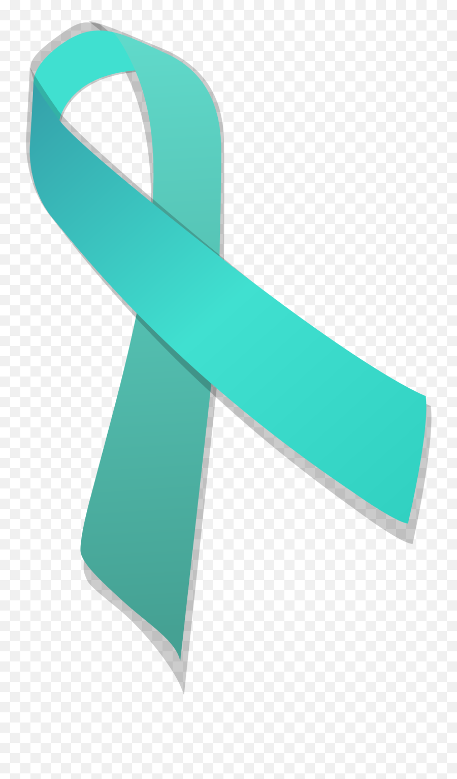 Turquoise Ribbon - Wikipedia Turquoise Ribbon Emoji,Bow Emoji