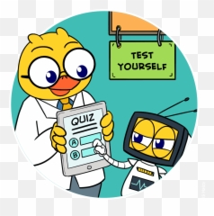 Cartoon Quiz Gif - Test Yourself Animated Gif Emoji,Emoji Cartoon Quiz