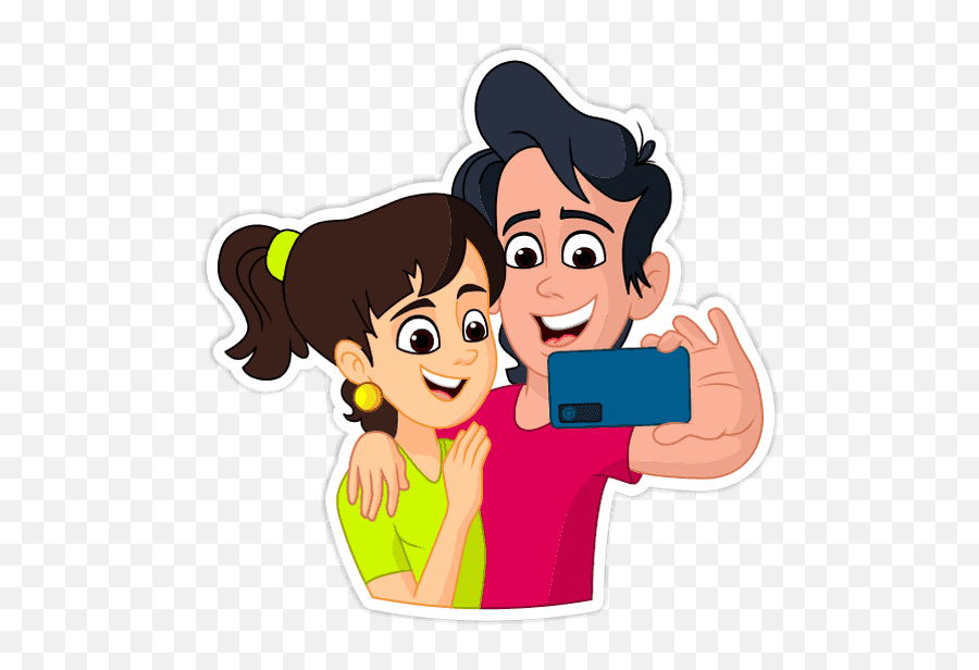 Things Couple Do - Couple Cartoon Png Transparent Emoji,Couple Emoji Transparent