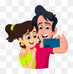 Things Couple Do - Couple Cartoon Png Transparent Emoji,Couple Emoji Transparent