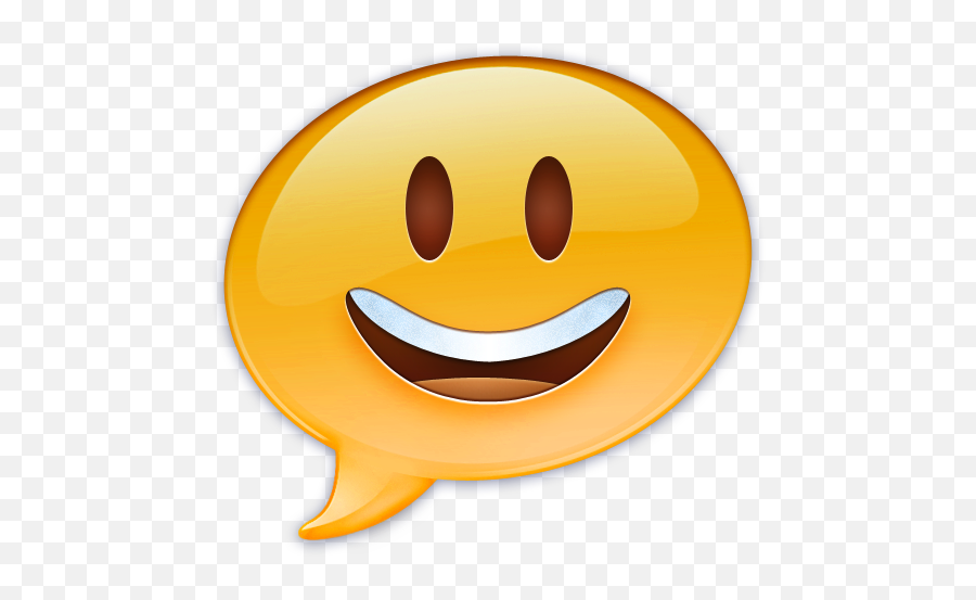 Ichat Emo Icon - Happy Emoji,Emo Emoticon