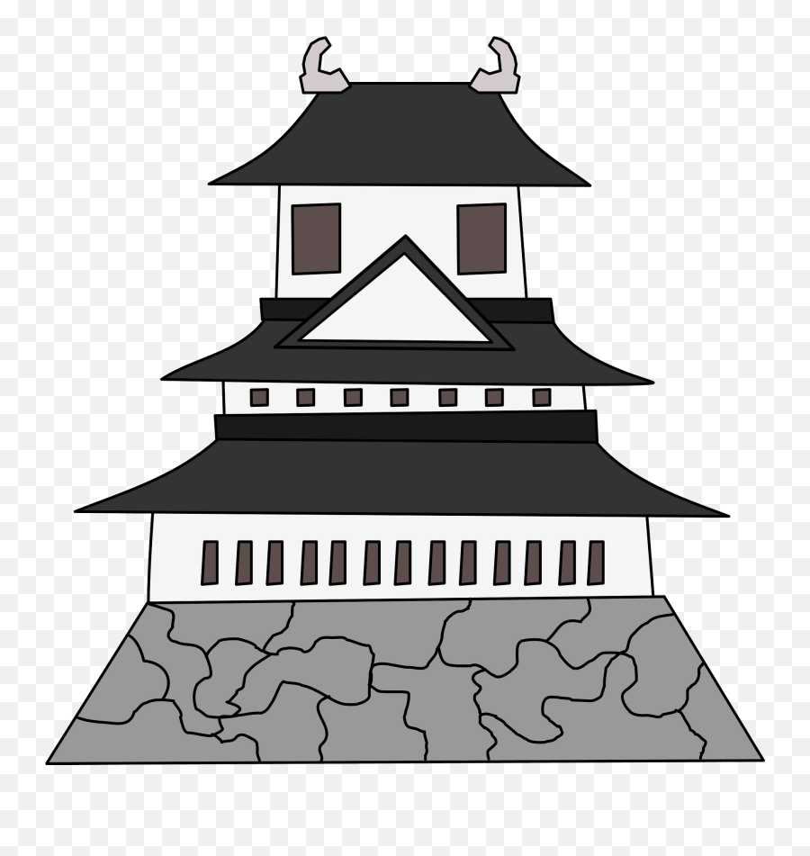 Japanese Castle Clipart - Japan Castle Vector Free Emoji,Japan Tower Emoji