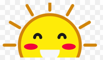 Give Children Their Vitamin D - Smiley Sun Emoji,Give Emoticon