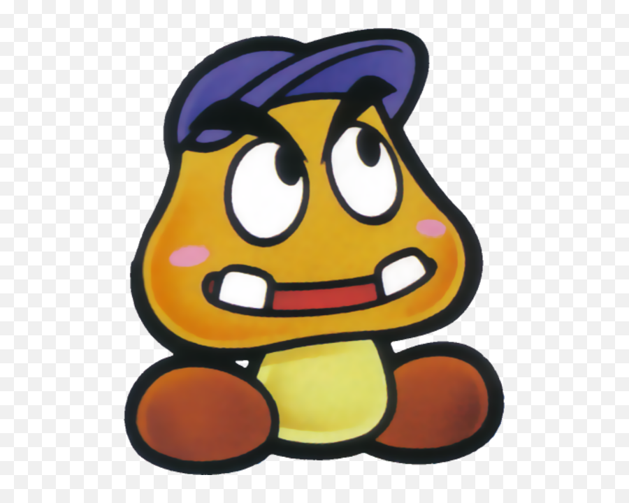 Party Members Paper Mario Wiki Fandom - Paper Mario Goombario Emoji,Yoshi Text Emoticon