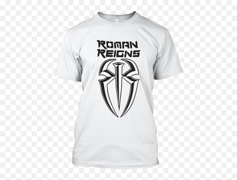 Roman Reigns Logo Png - Roman Reigns Logo T Shirt Shahrukh Short Sleeve Emoji,Roman Reigns Emoji
