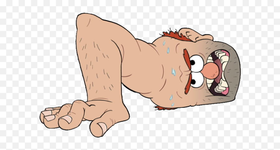 The Horrifying Sweaty One - Armed Monstrosity Disney Wiki Gravity Falls Head With Arm Emoji,Horrifying Emoji