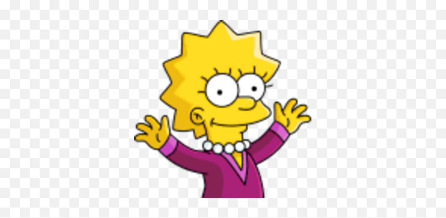 Little Girl In The Big Ten The Simpsons Tapped Out Wiki - Lisa Simpsons Png Emoji,Lost In Emotion Lisa Wiki