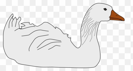 Goose Clipart - Duck Emoji,Goose Emoji