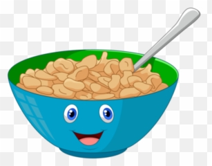 Cute Cereal Bowl Sticker - Cereal Clipart Png Emoji,Cereal Emoji