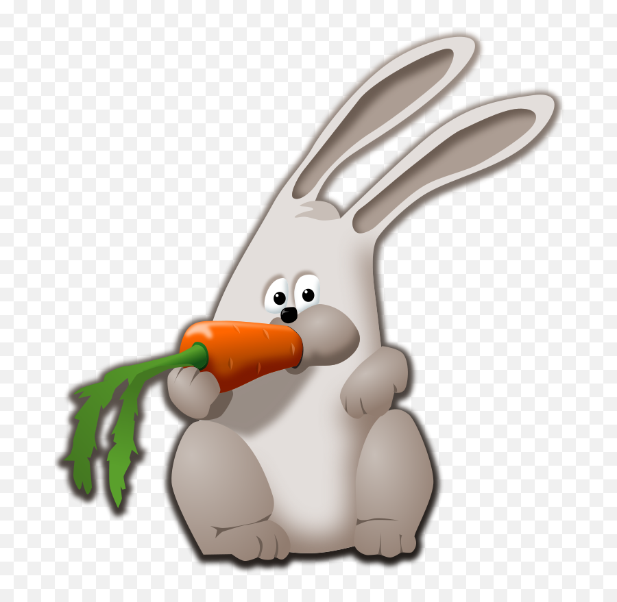 Free Clipart - 1001freedownloadscom Rabbit Eating Carrot Png Emoji,Animated Emoticons Eating Carrotte Cake