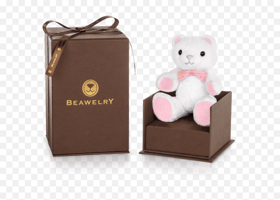 Mini Sparkle Beawelry Bear With A Ring - Beawelry Emoji,Emotions Cloth Doll
