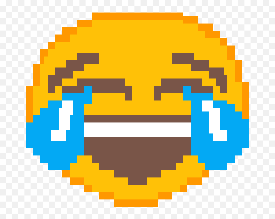 Download Laughing Emoji - Cross Stitch Donut Png Image With 8 Bit 8 Ball,Cross Emoji