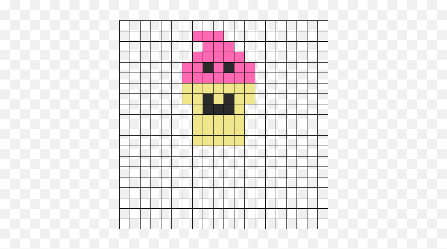 Perler Bead Patterns - Splatoon Squid Pixel Art Emoji,How To Make A Paopu Fruit Emoticon