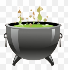Happy Halloween Clipart - Cauldron Transparent Emoji,Witch Cauldron Emoticon