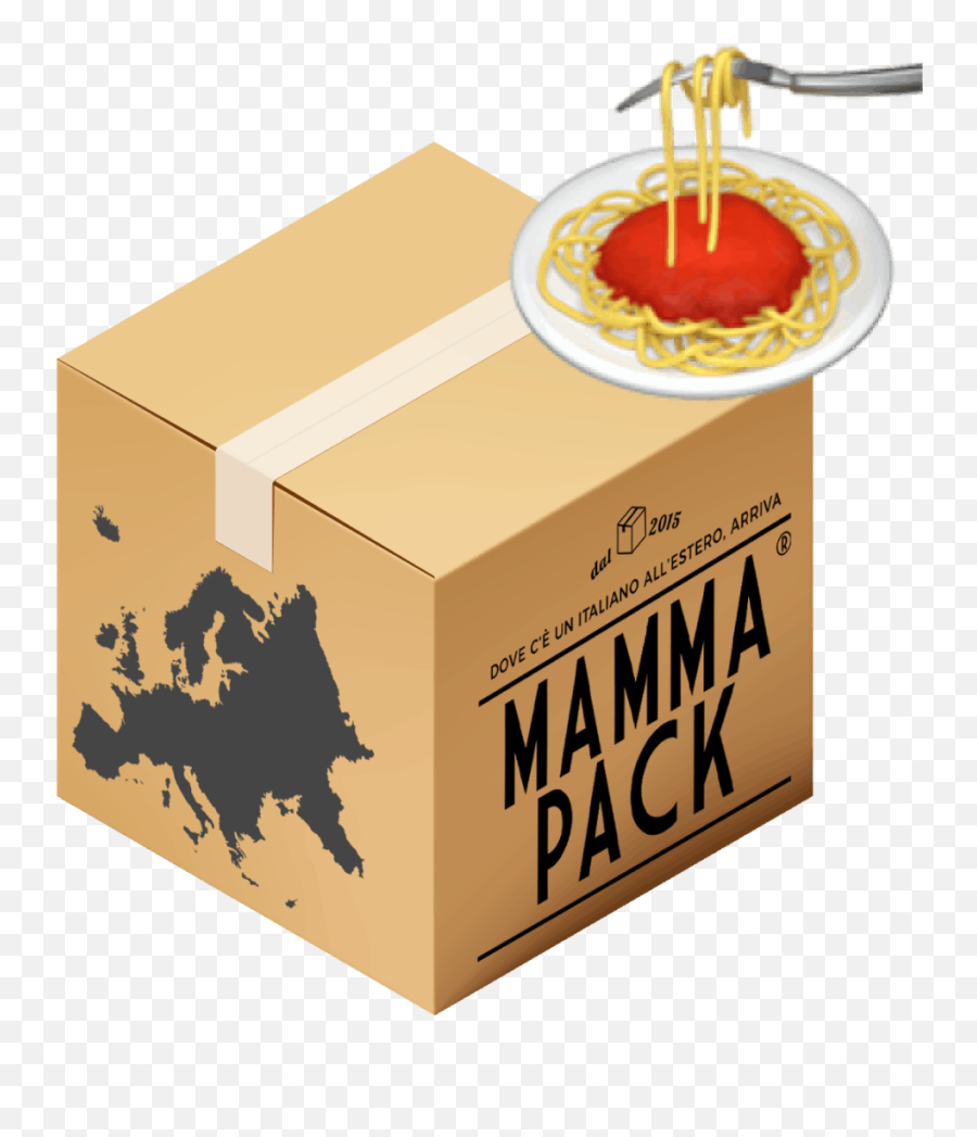 Box Mammapack - Your Favourite Italian Products In 15 Ready Cardboard Packaging Emoji,Wall Emoji Pasta