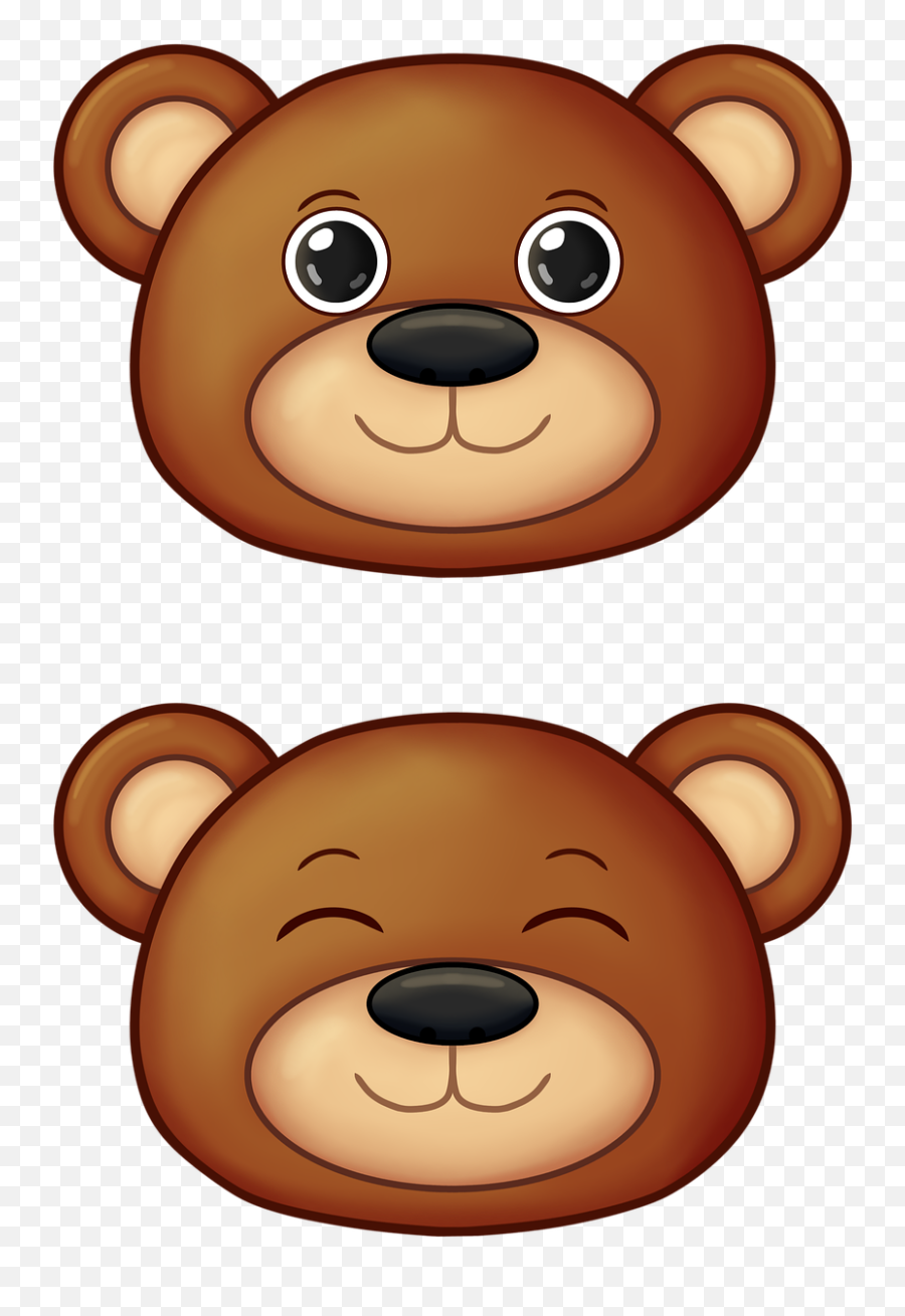 Bear Kawaii Cute Brown - Happy Emoji,Bear Clip Art Emotions