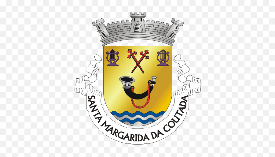 Heráldica - Jf Santa Margarida Da Coutada Junta De Freguesia De Monsul Emoji,Emoticon De Aspa