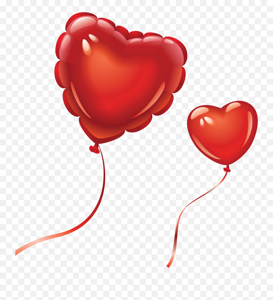 Heart Balloon Png Image Free Download - Heart Of Balloon Clipart Emoji,Hearth Emojis Background