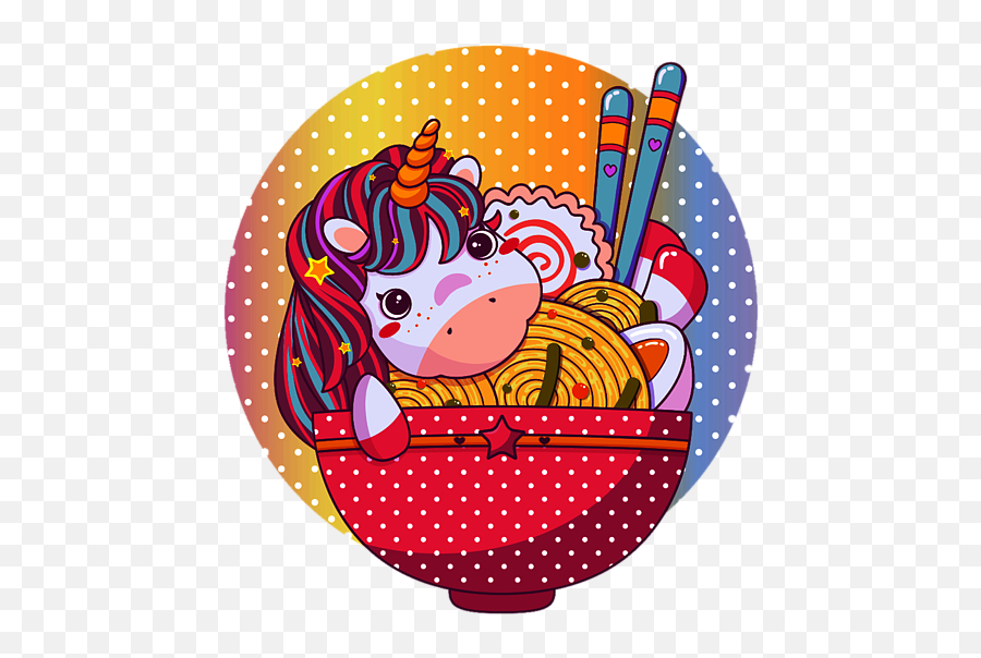 Unicorn Ramen Japanese Food Noodle Bowl Weekender Tote Bag - Noodle Bowl Emoji,Unicorn Emoji Shoulder Off