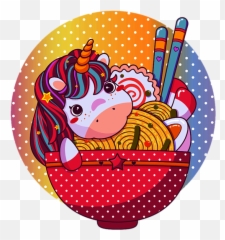 Unicorn Ramen Japanese Food Noodle Bowl Weekender Tote Bag - Noodle Bowl Emoji,Unicorn Emoji Shoulder Off