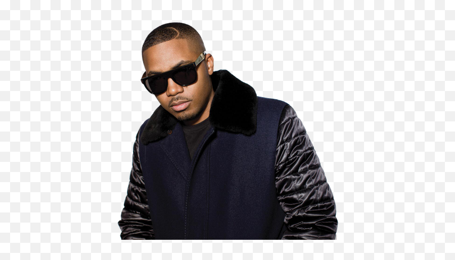 Download Hair Nas Hairstyle Barber Rapper Png File Hd - Transparent Nas Rapper Png Emoji,Rapper Banana Emoticon