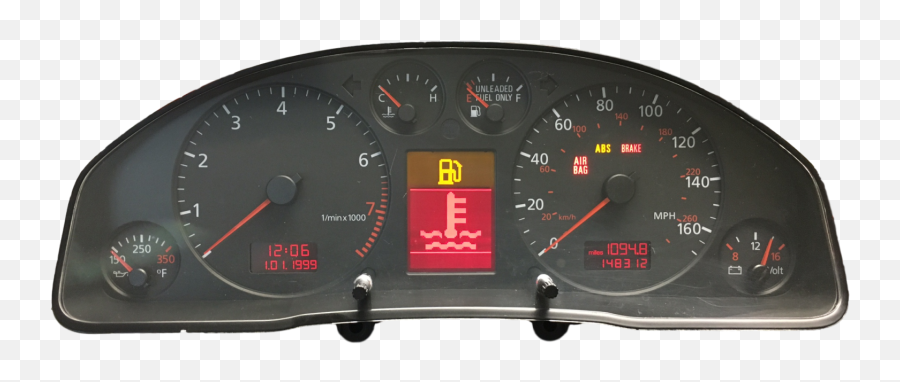 Audi Lcd Replacement - 1998 Audi A4 Spidometer Emoji,B5 S4 Work Emotion