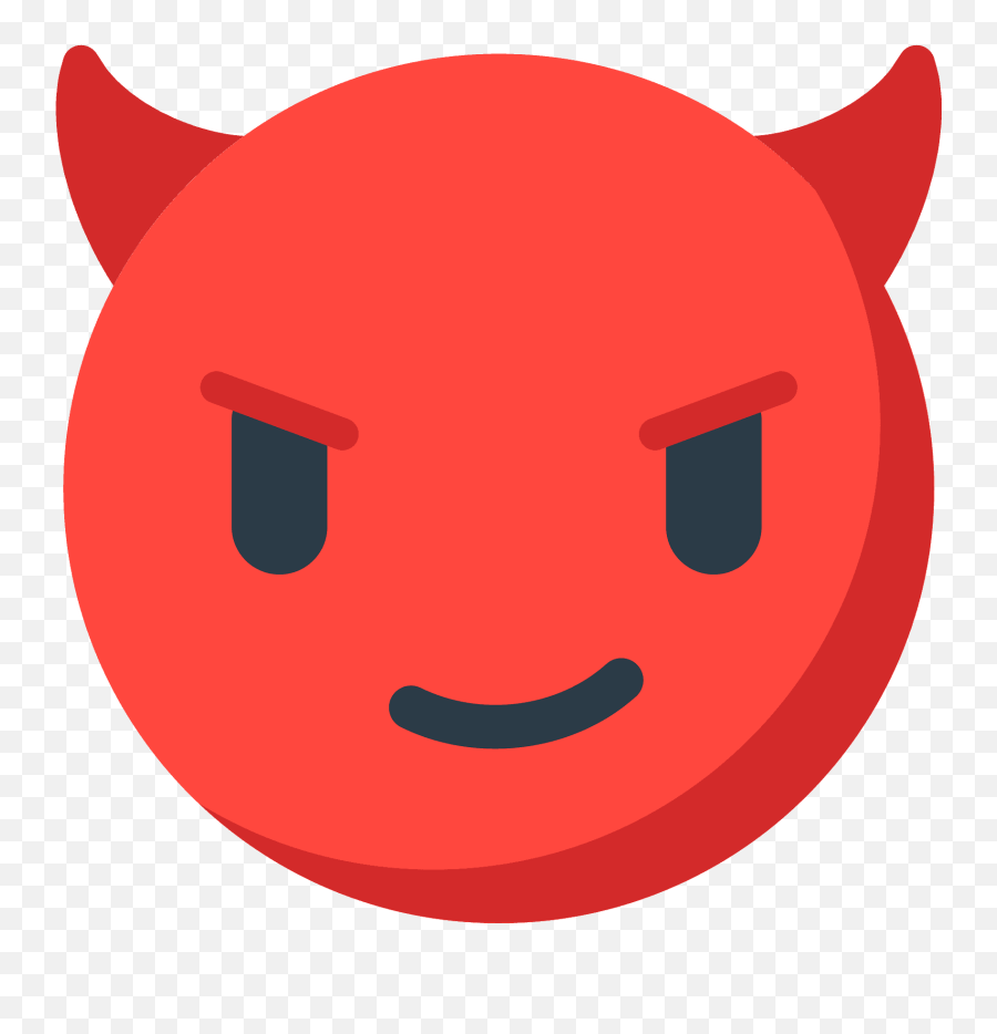 Smiling Face With Horns Emoji Clipart - Transparent Emoji Devil Png,Man And Skull Emoji