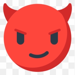 Smiling Face With Horns Emoji Clipart - Transparent Emoji Devil Png,Man And Skull Emoji