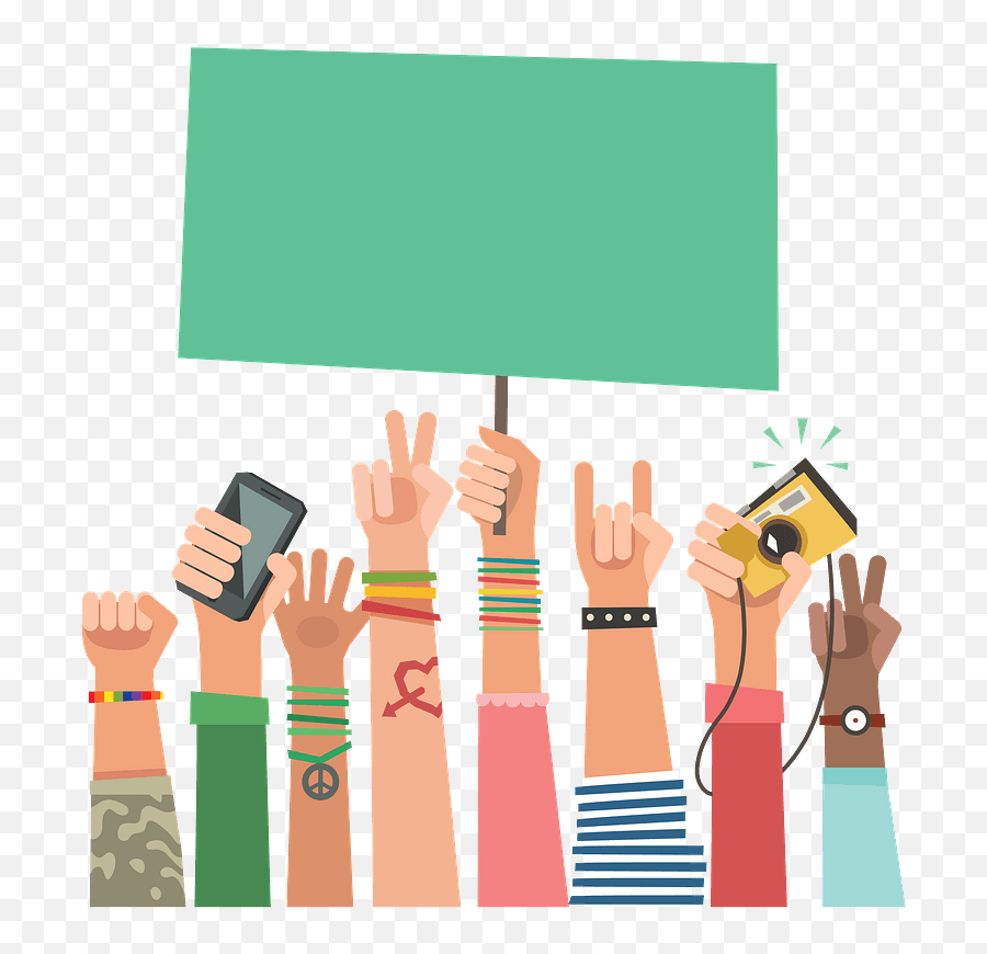 Many Hands Holding A Sign Clipart Free Download Transparent - High School Vaping Teenagers Emoji,Sign Holding Emoji