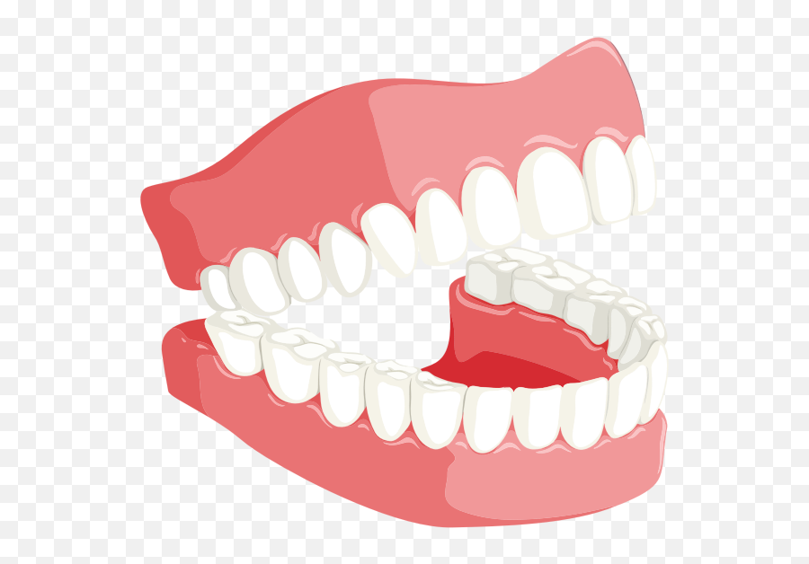 Teeth By Kreatikar Free Svg - Denture Clipart Png Emoji,Dentist Open Mouth Emoticon