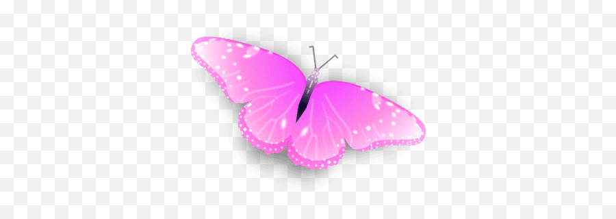 Bright Butterfly Stickers By Keith Lang - Girly Emoji,Apple Emojis Ios 10 Butterfly