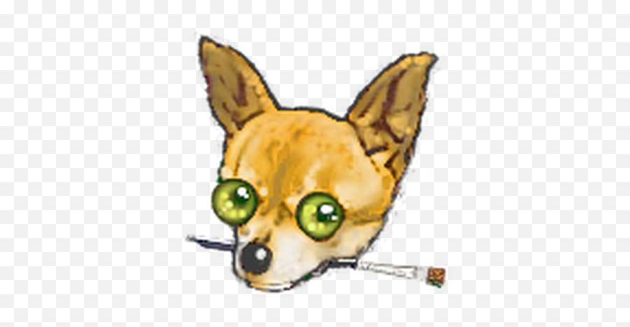 Gimp Chihuahua Modified - Plingcom Emoji,Big Emoticons Hmm