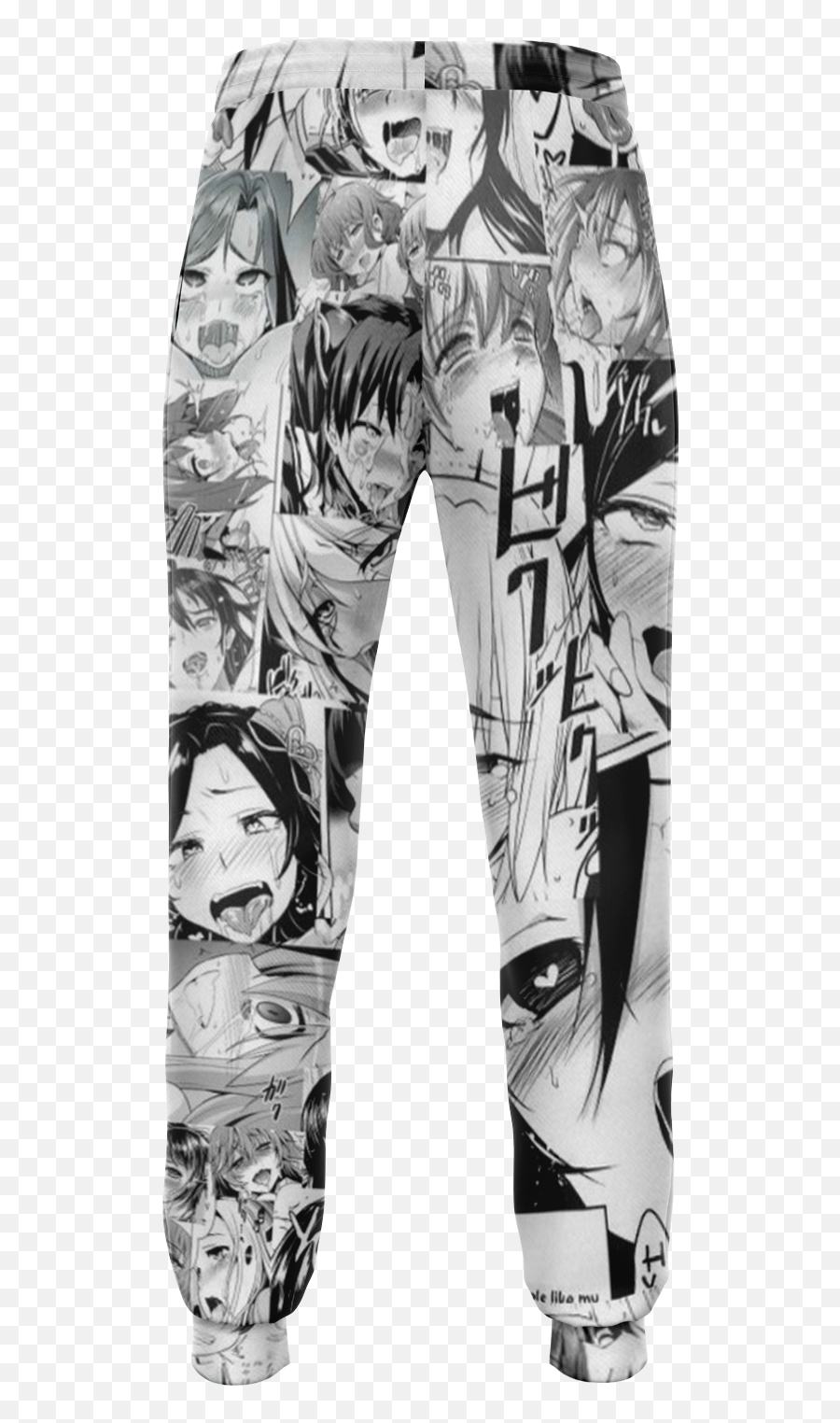 Ahegao Aop Jogger U2013 Ecchi Hunters Emoji,Cargo Pants Emoji