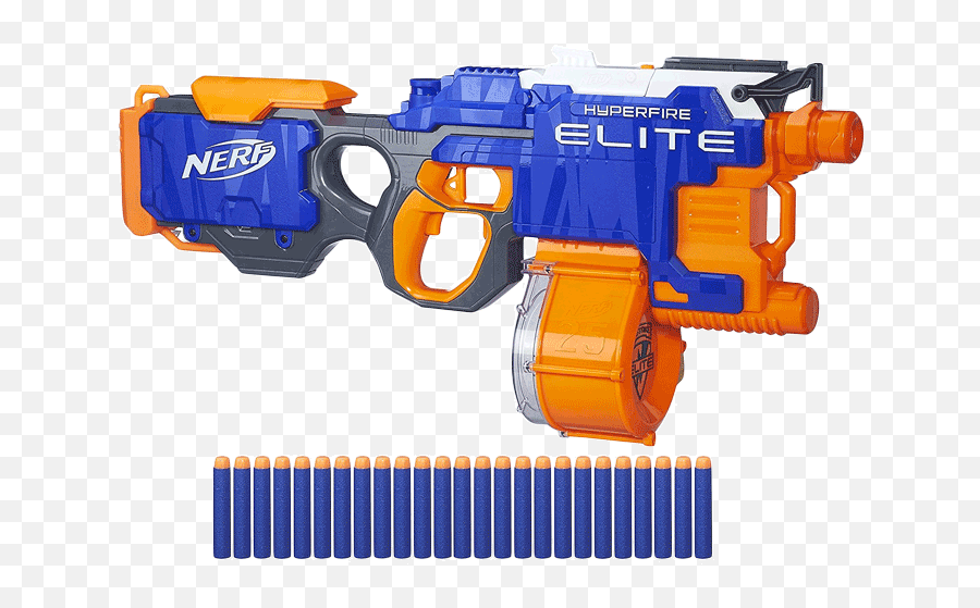 Download Nerf N - Strike Elite Hyper Fire Blaster Nerf Elite Hyperfire Elite Nerf Gun Emoji,Hyper Emoji