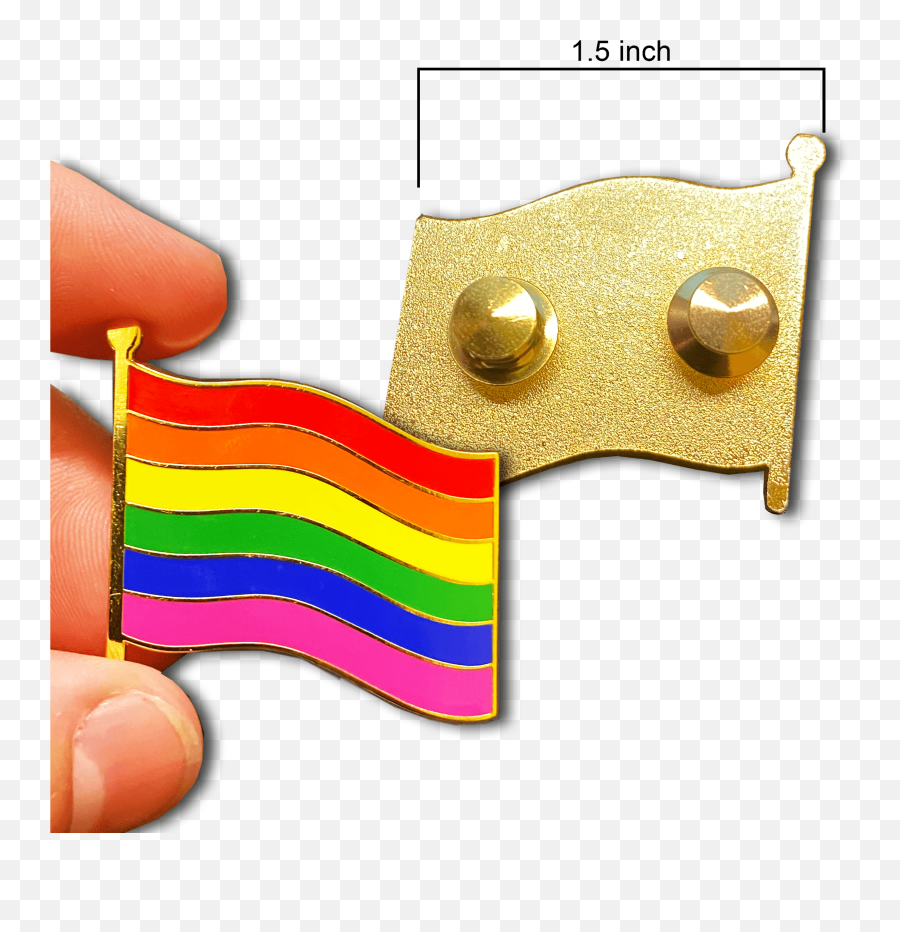 Gg - 002 Large Lgbtq Rainbow Pride Flag 15 Inch Cloisonné Gay Pins Emoji,Emojis Tying A Tie