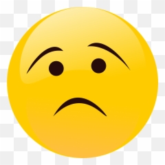 Sad Face Regrets - Emotional Emoji,Winking Emoji