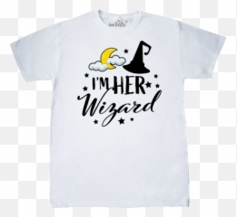 Im Her Wizard With Wizards Hat And Moon Halloween T - Shirt Emoji,Handle Moustache Emoticon