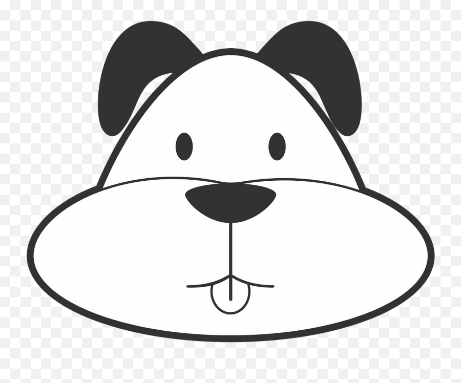 Cartoon Dog Face Clipart Free Download Transparent Png - Cartoon Dog Face Line Emoji,Smiling Dog Emoji